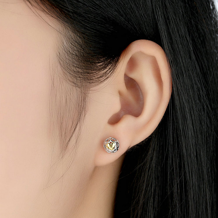 Tailored Influence LLC - New Arrival! Koko and Lola Upcycled Louis Vuitton  heart stud earrings!