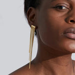 Tassel Golden Chain Drop Earrings