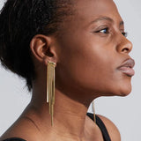 Tassel Golden Chain Drop Earrings