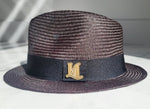 Diamond Trilby Brim - Black