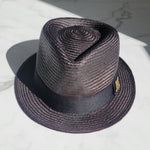 Diamond Trilby Brim - Black