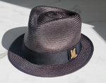 Diamond Trilby Brim - Black