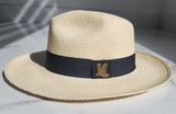 Fedora Medium Brim - Natural/Black Band