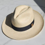 Fedora Medium Brim - Natural/Black Band