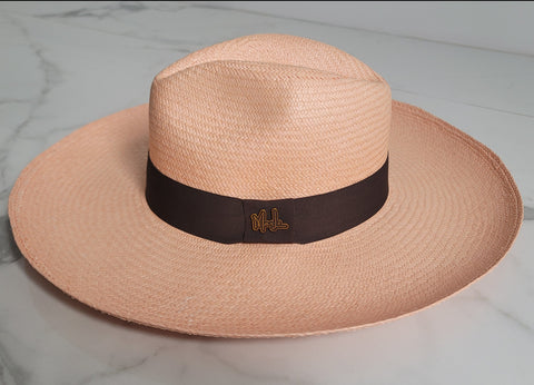 Fedora Large Brim - Salmon