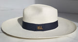 Fedora Medium Brim - White/Black Band