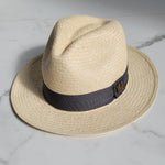 Fedora Classic Brim - Natural/Gray Band