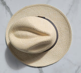 Fedora Classic Brim - Natural/Gray Band