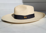 Fedora Large Brim - Natural/Black Band