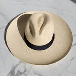 Fedora Large Brim - Natural/Black Band