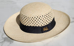 Round Classic Brim - Natural/Black Band