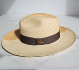 Fedora Medium Brim - Two Tone Natural/Beige