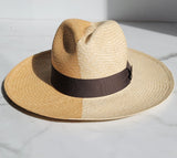 Fedora Medium Brim - Two Tone Natural/Beige