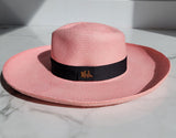 Diamond Wide Brim - Pink/Black Band