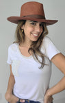 Diamond Medium Brim - Brown