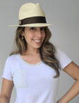 Fedora Classic Brim - Natural/Brown Band