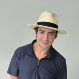 Fedora Classic Brim - Natural/Black Band