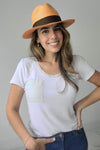 Fedora Classic Brim - Tangerine