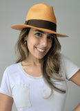 Fedora Classic Brim - Tangerine