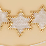 3 Star White Handmade Bracelet freeshipping - Marlo Accessories