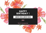 Birthday Gift Card