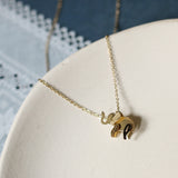 3D Elephant Necklace