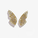 Rhinestone Butterfly Stud Earrings