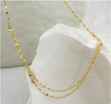 Lourdes - Double Necklace freeshipping - Marlo Accessories