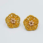 Caterina - Handmade Flower Earrings freeshipping - Marlo Accessories